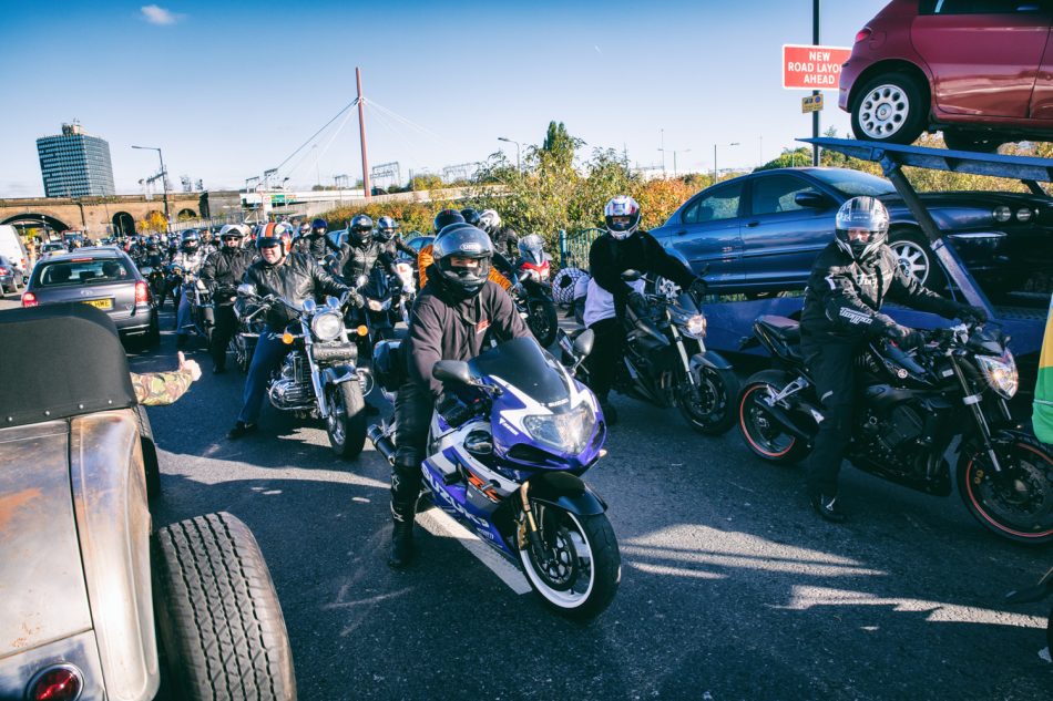 London Motorbike Protest