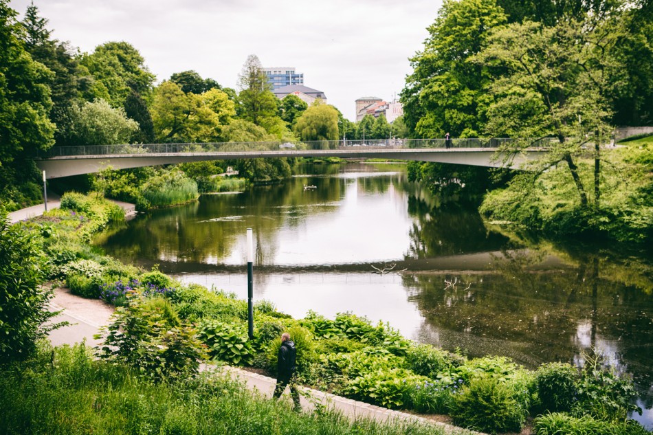 Park nahe der Innenstadt