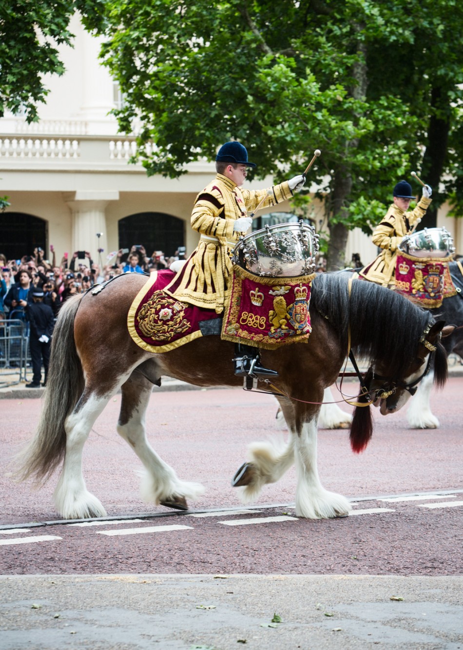 Trooping The Colour 2015 in London.