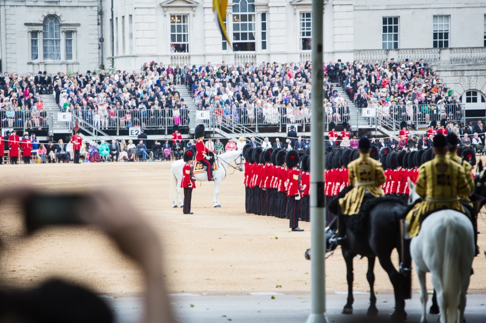 Trooping The Colour 2015 in London.