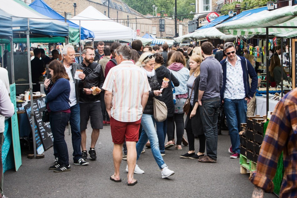 Hipsters in Broadway Market