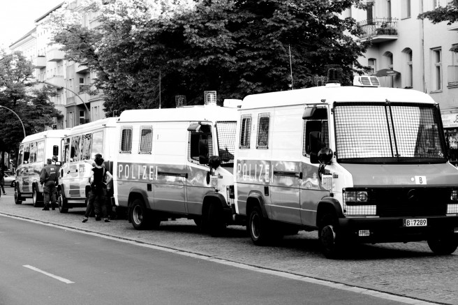 Demo in Berlin Kreuzberg