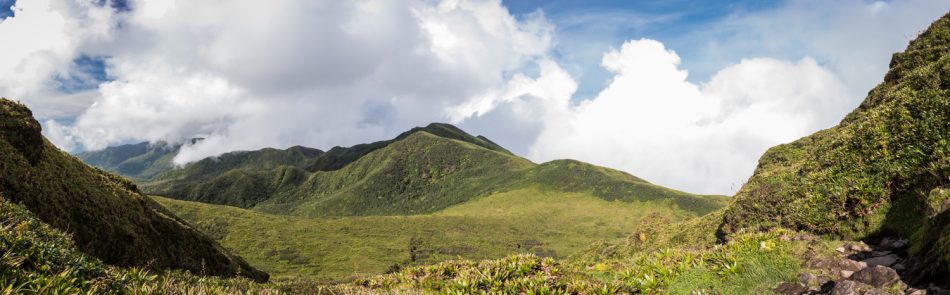 Panorama in Guadeloupe