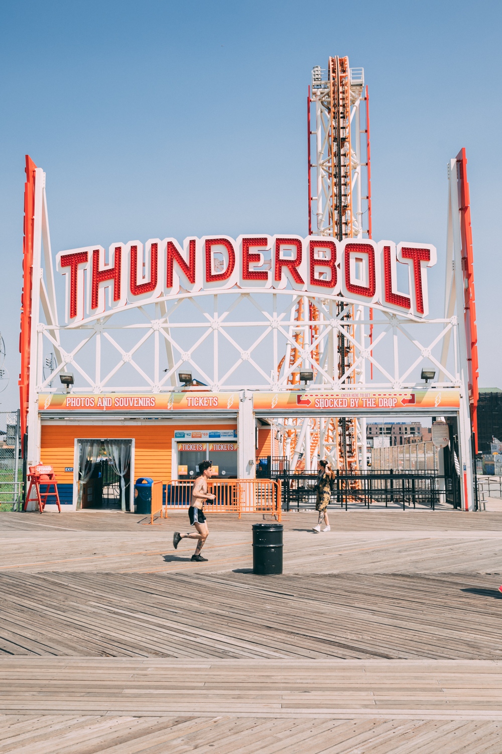 Coney Island Amusement Park in New York City.