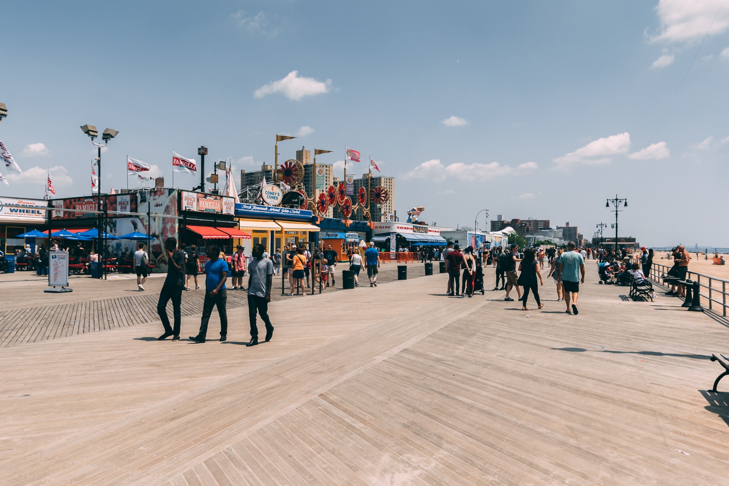 Coney Island Amusement Park in New York City.