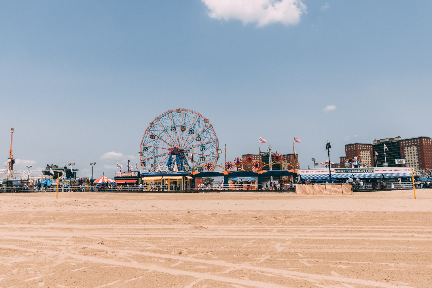 Coney Island Amusement Park in New York City.