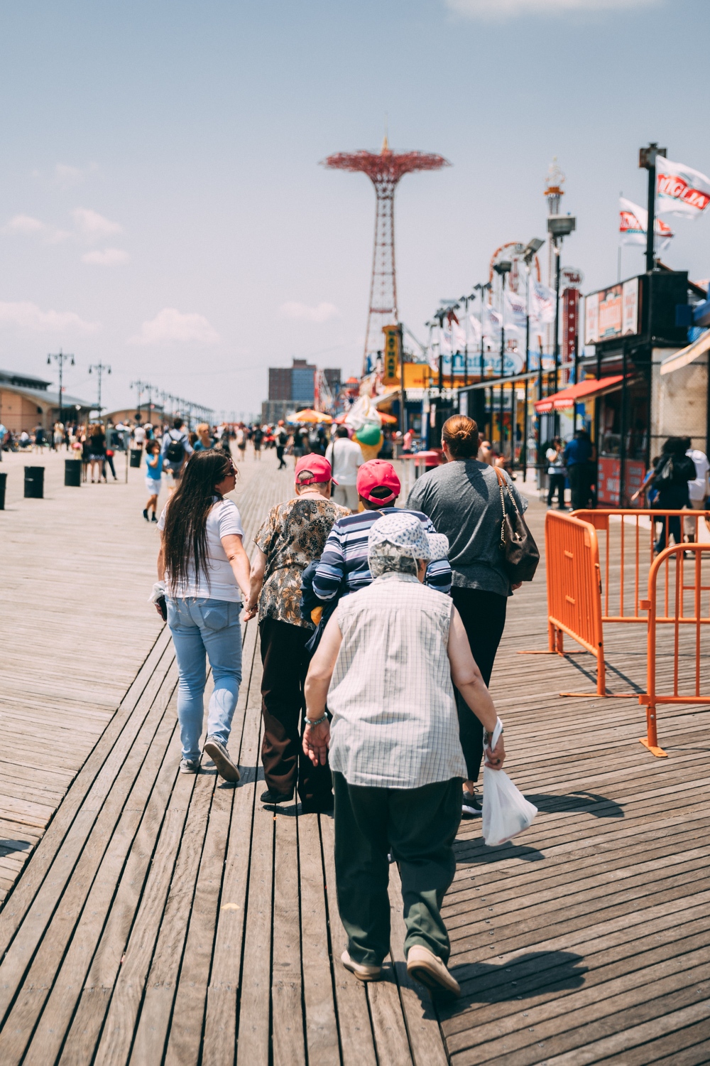 Coney Island Amusement Park in New York City.