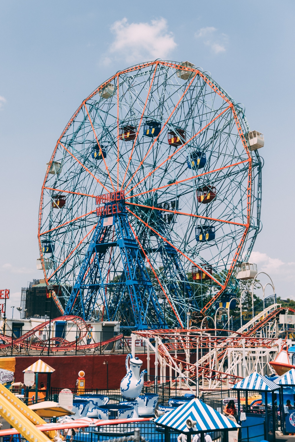 Coney Island Amusement Park in New York City.