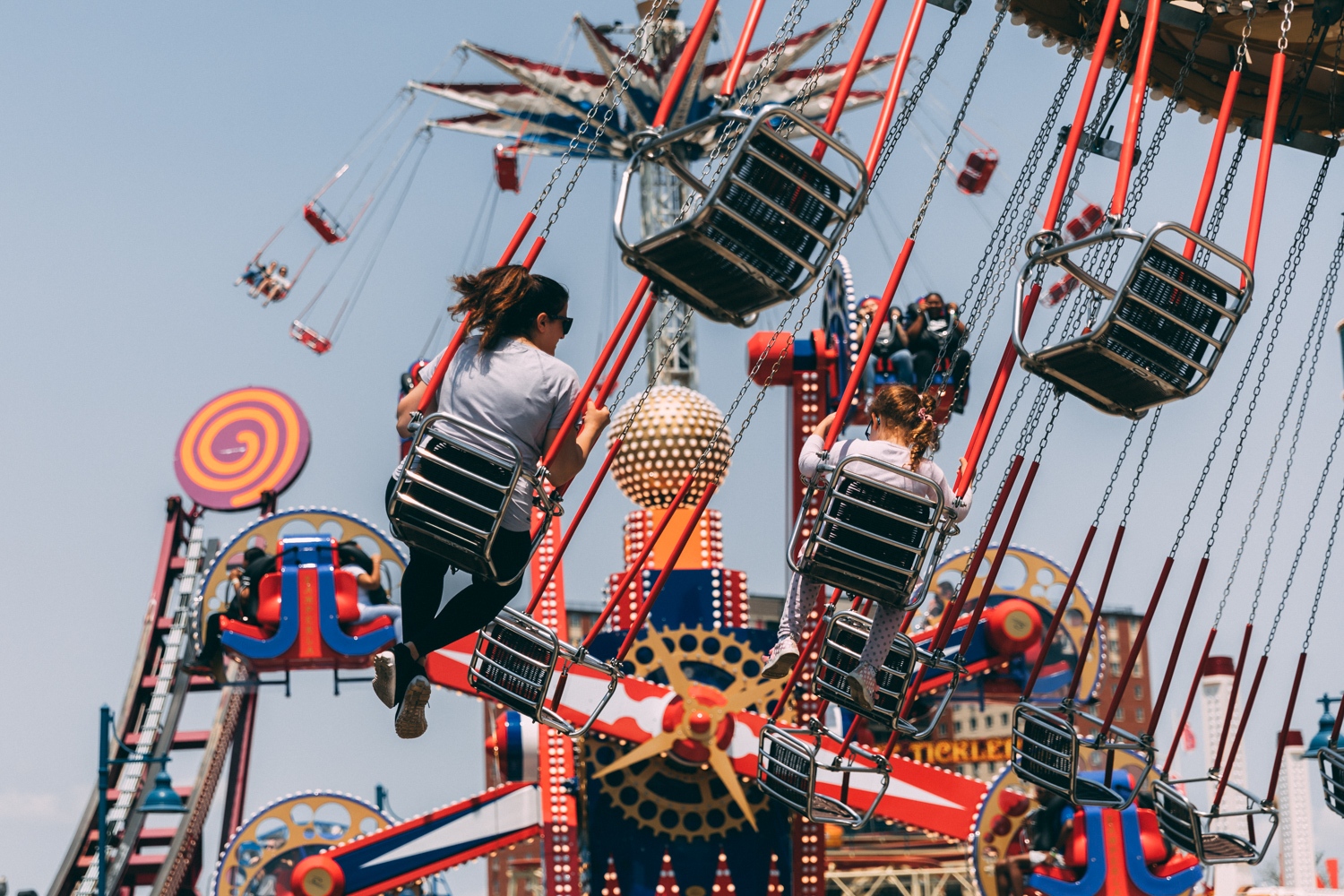 Coney Island Amusement Park in New York City.