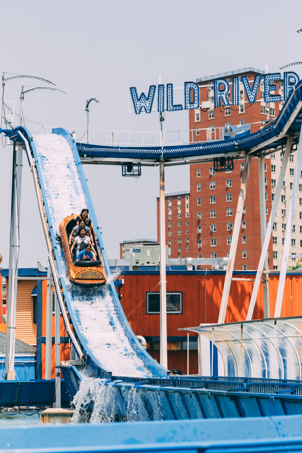 Coney Island Amusement Park in New York City.