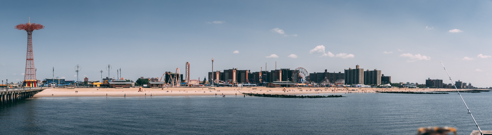 Coney Island Amusement Park in New York City.