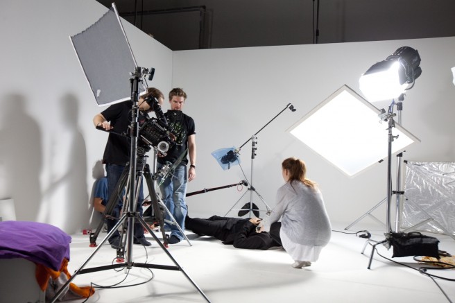 Filmset von "Dark Loop"