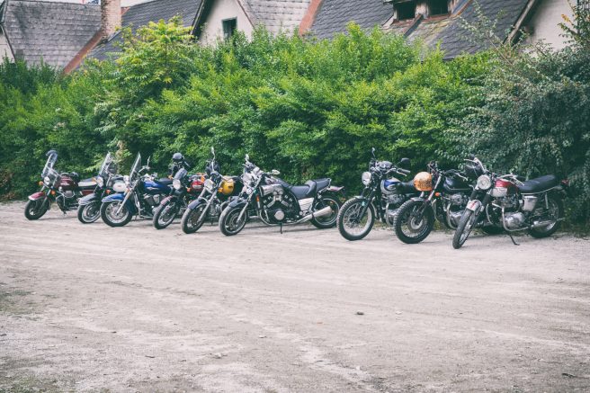 Distinguished Gentleman's Ride on September 24, 2017 in Vienna, Austria.