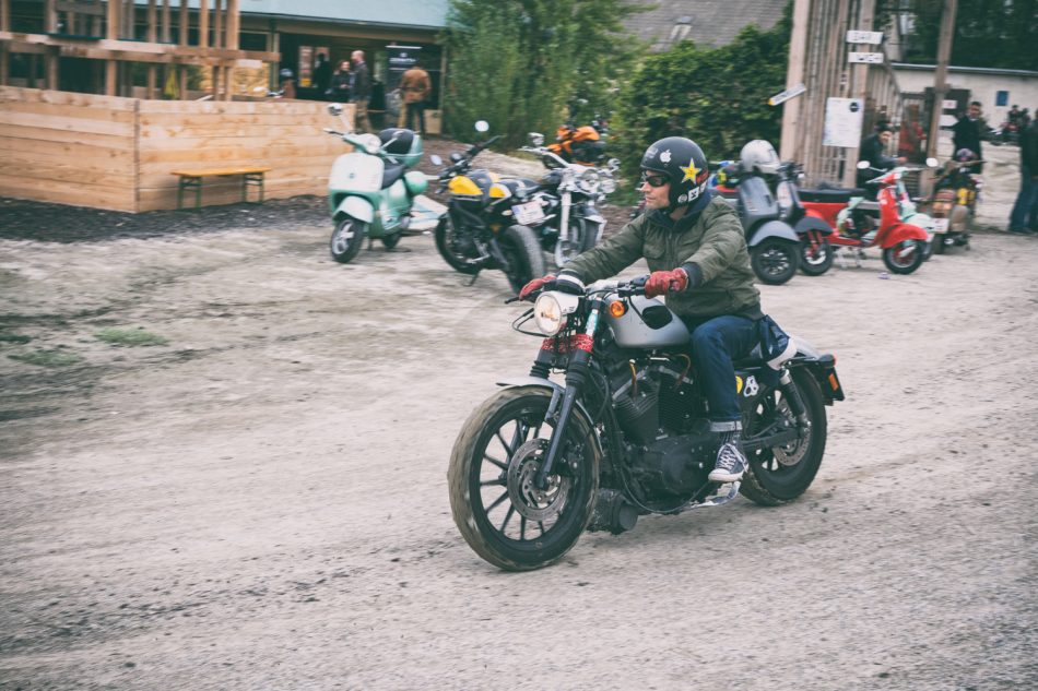 Distinguished Gentleman's Ride on September 24, 2017 in Vienna, Austria.