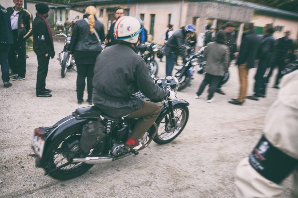 Distinguished Gentleman's Ride on September 24, 2017 in Vienna, Austria.