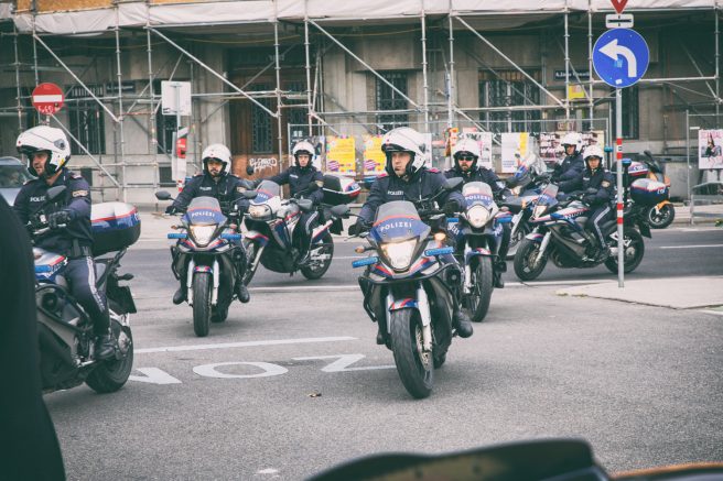 Distinguished Gentleman's Ride on September 24, 2017 in Vienna, Austria.