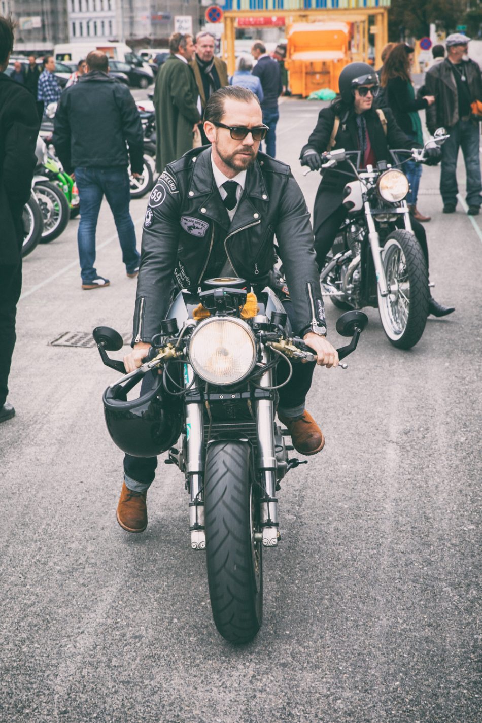 Distinguished Gentleman's Ride on September 24, 2017 in Vienna, Austria.