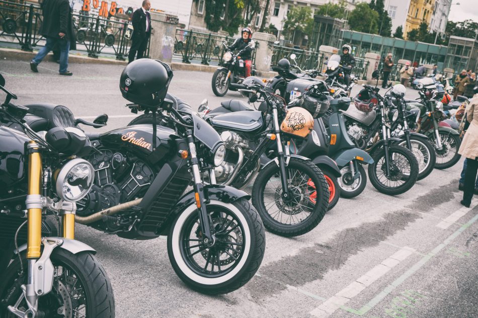 Distinguished Gentleman's Ride on September 24, 2017 in Vienna, Austria.