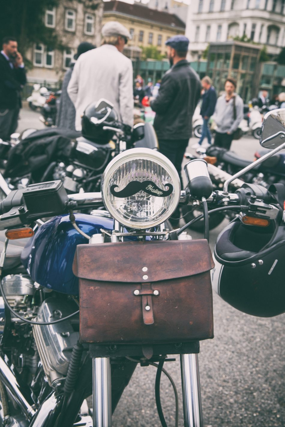 Distinguished Gentleman's Ride on September 24, 2017 in Vienna, Austria.