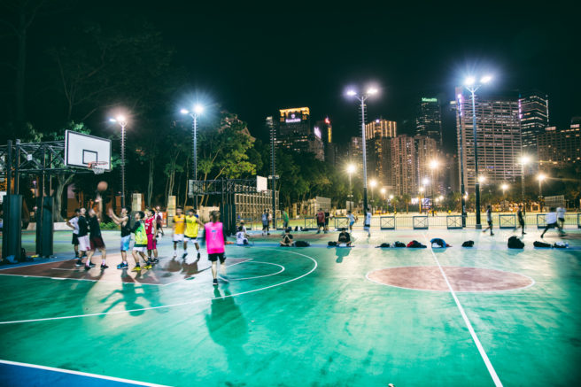 Hong Kong basketball court