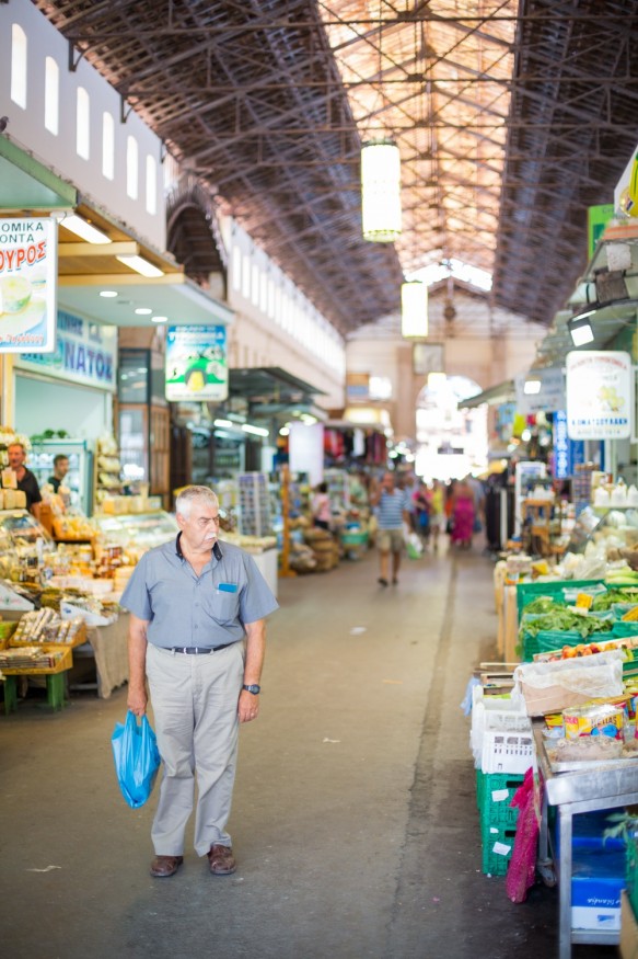 Markthalle in Kreta