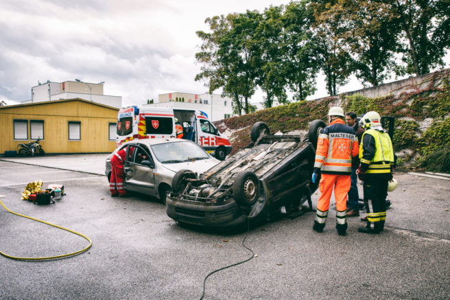 Malteser Unfallübung