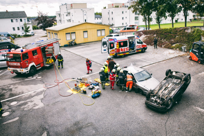 Malteser Unfallübung