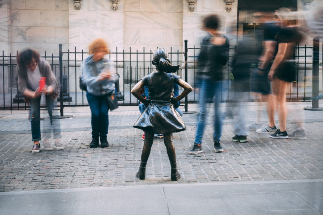 Fearless Girl in New York