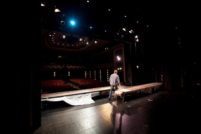 Generalprobe zu "Rosa" im Akzent-Theater am 18.02.2011