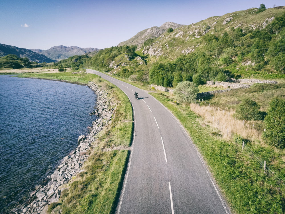 Motorradtour in Schottland