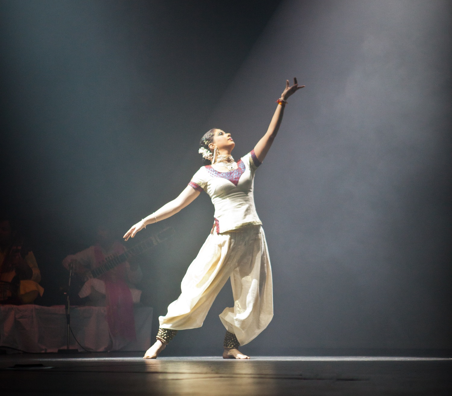 Indische Kathal-Darbietung von Vidha Lal und ihrer Gruppe The Spirit am 20.03.2011 im Akzent Theater