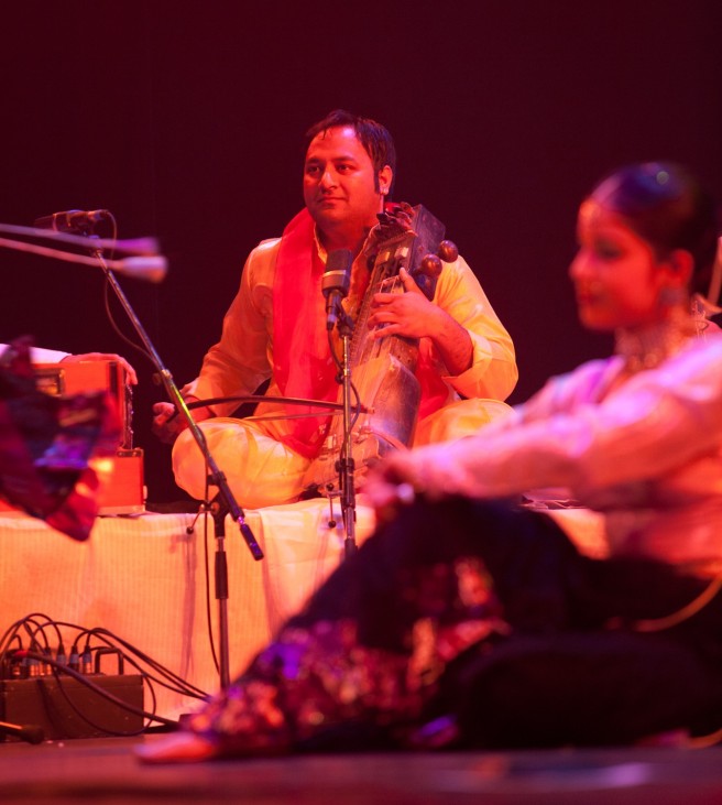 Indische Kathal-Darbietung von Vidha Lal und ihrer Gruppe The Spirit am 20.03.2011 im Akzent Theater