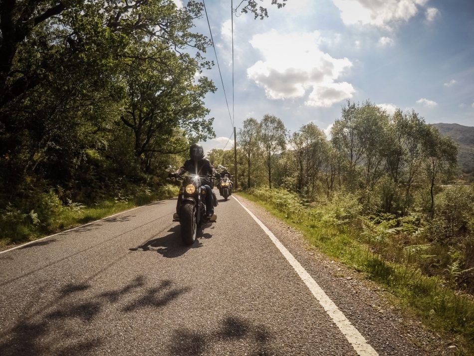 Motorradtour in Schottland