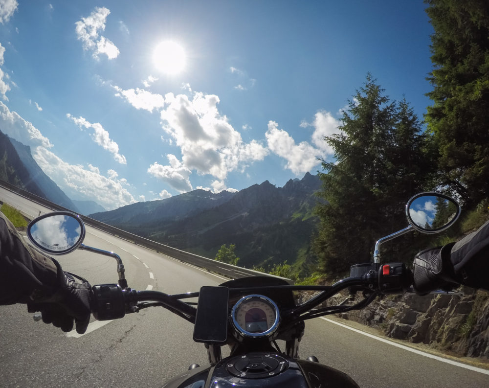 Motorradtour mit einer Indian Scout in Vorarlberg