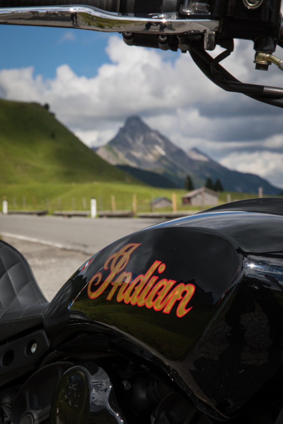 Motorradtour mit einer Indian Scout in Vorarlberg