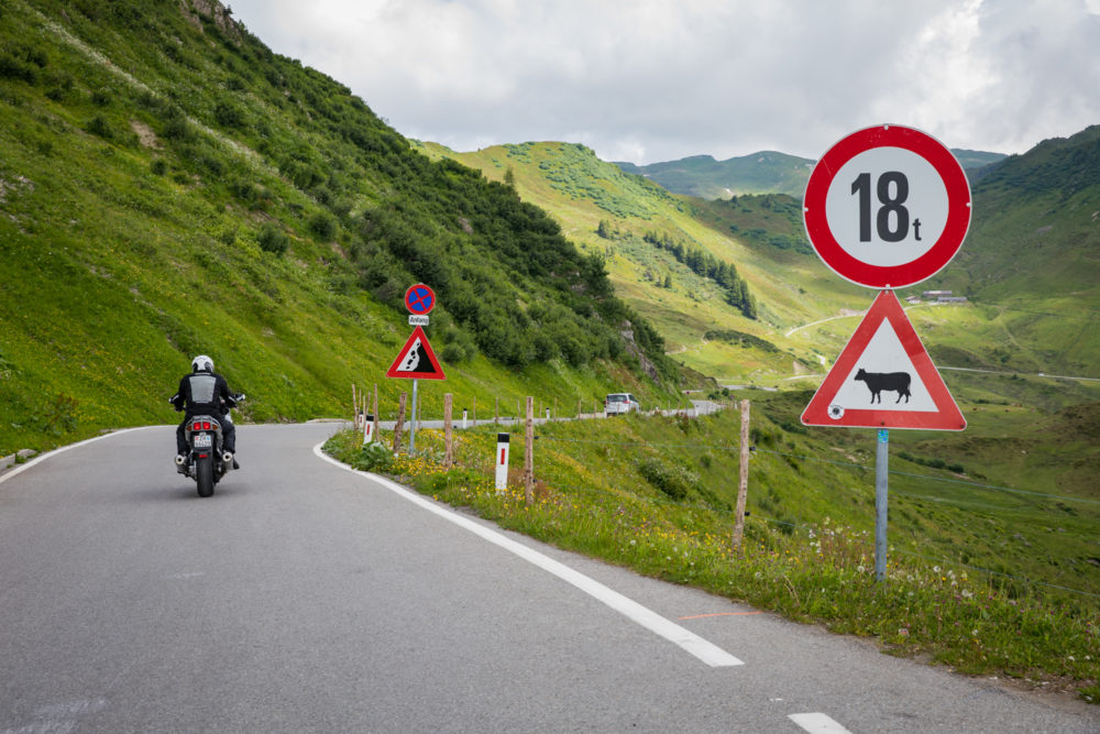 Motorradtour mit einer Indian Scout in Vorarlberg