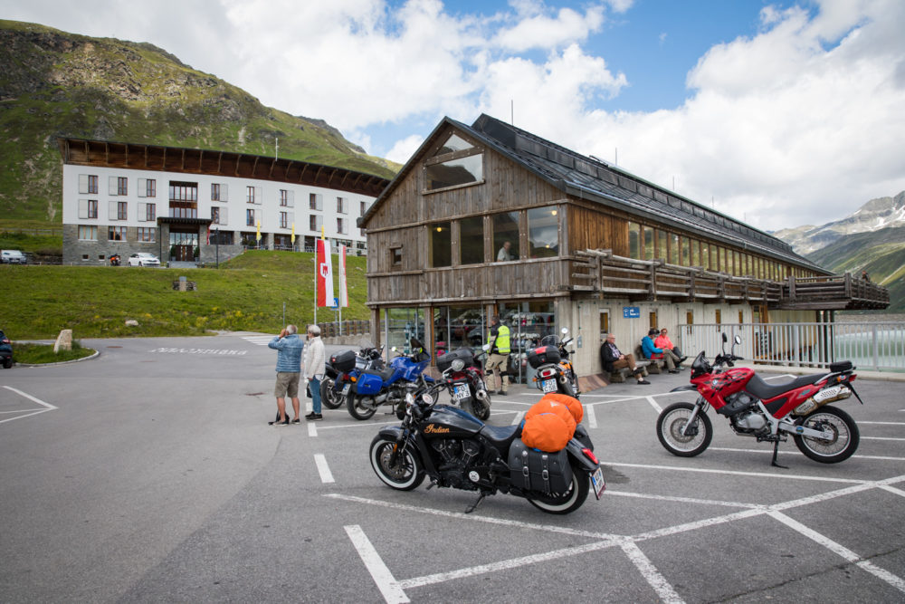 Motorradtour mit einer Indian Scout in Vorarlberg