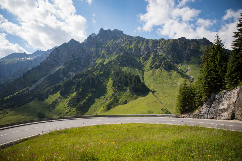 Motorradtour mit einer Indian Scout in Vorarlberg